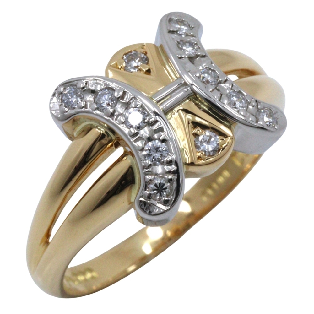 CELINE 18k Gold Diamond Ring